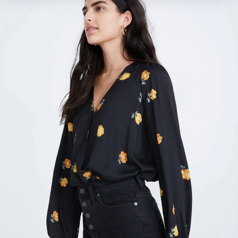 Long Sleeve Button Up Madewell Blouse